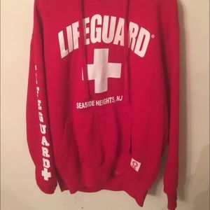 Seaside Heights, New Jersey LIFEGUARD sweatshirt.