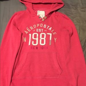 Pink Aeropostale hooded sweatshirt