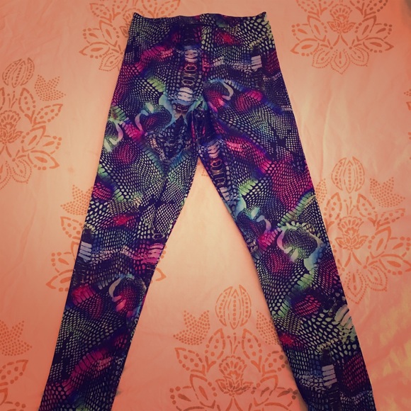 Blackmilk Psychedelic Snake-print Leggings