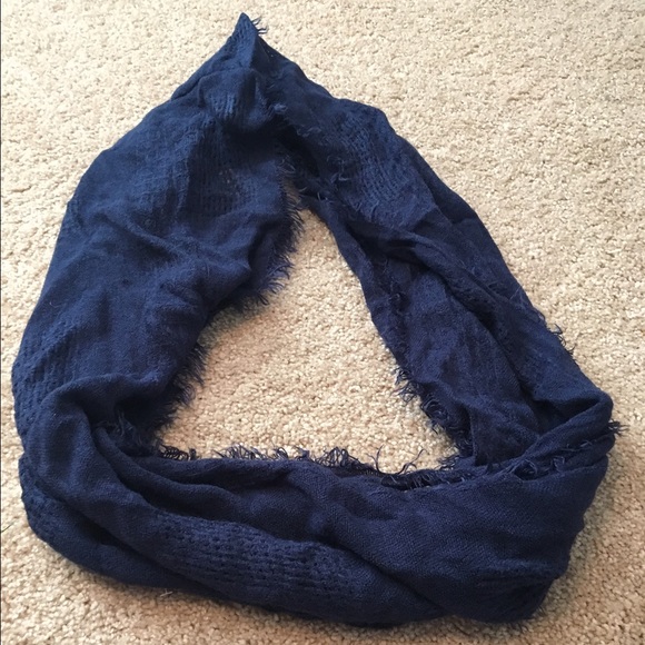 Navy Blue infinity scarf