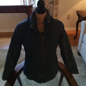 Quilted Down Denim Jacket