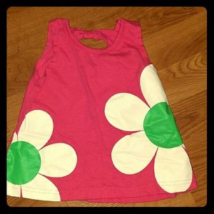 Graduates pink flowers dress