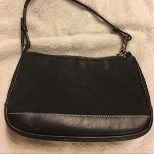 Small black coach purse