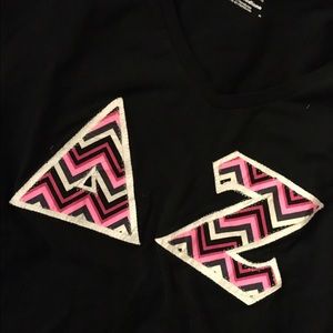Lettered Delta zeta shirt