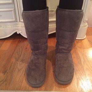Gray UGG boots