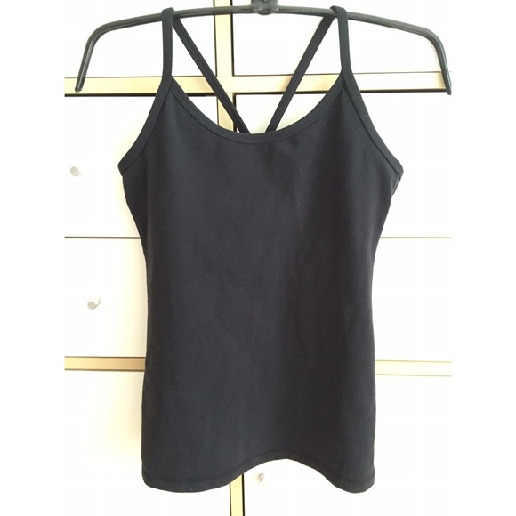 Lululemon Black tank top size 0/2