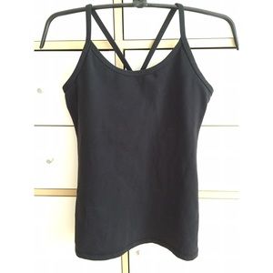 Lululemon Black tank top size 0/2