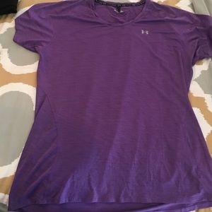 NWOT purple under armor workout T