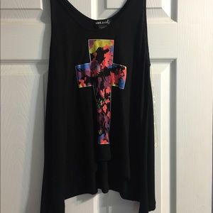 Black cross tank