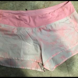 Lululemon size 10 speed shorts. GUC / stain.