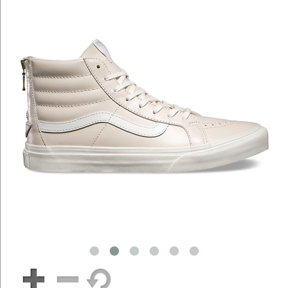 Vans sold out whispering pink high tops size 8.5