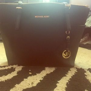 Jet black Micheal kors bag