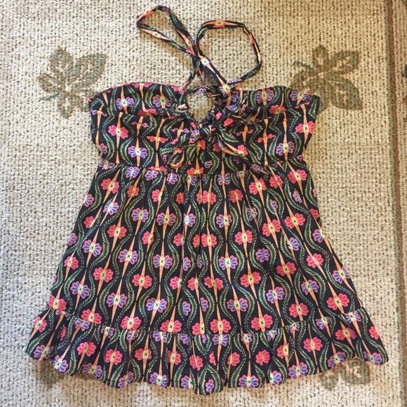 NWOT French Connection Patterned Tank- Size 4 - Picture 4 of 4