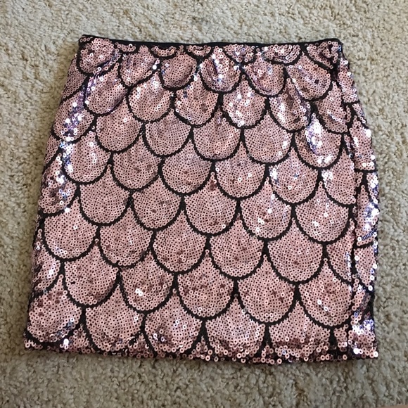 Sequin mini skirt