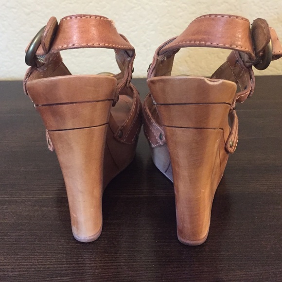 Frye June Slingback Nat Platform Women Sandal - Picture 2 of 4