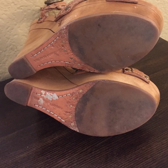 Frye June Slingback Nat Platform Women Sandal - Picture 3 of 4