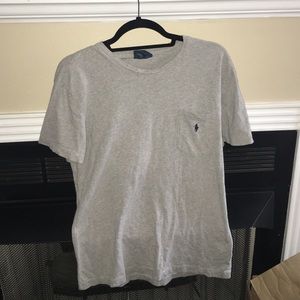 Mens Ralph Lauren Polo Gray Tee small