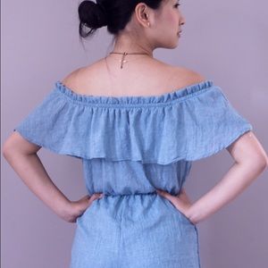Brand new off shoulder Romper