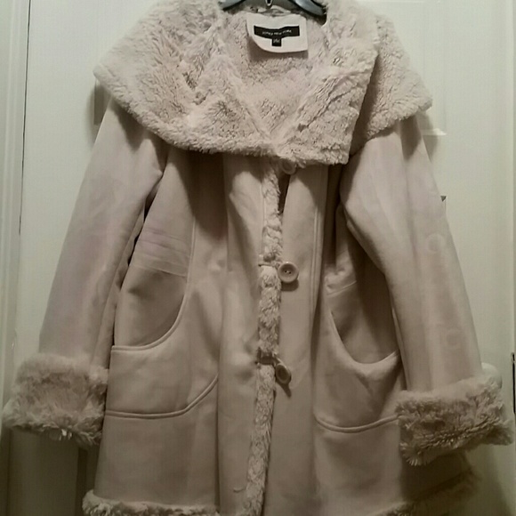 Cream coat