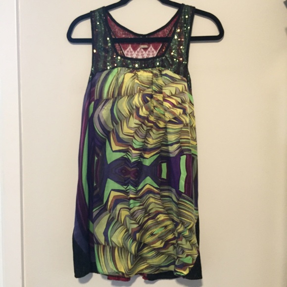 Color Block Tank Dress