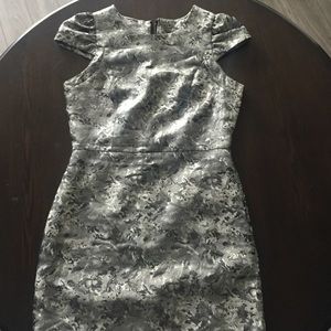 Tinley Road Animal Print Brocade Dress