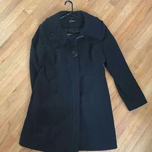 Black pea coat