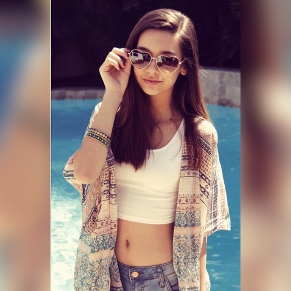 ✨Heart Shaped 58mm Sunglasses✨