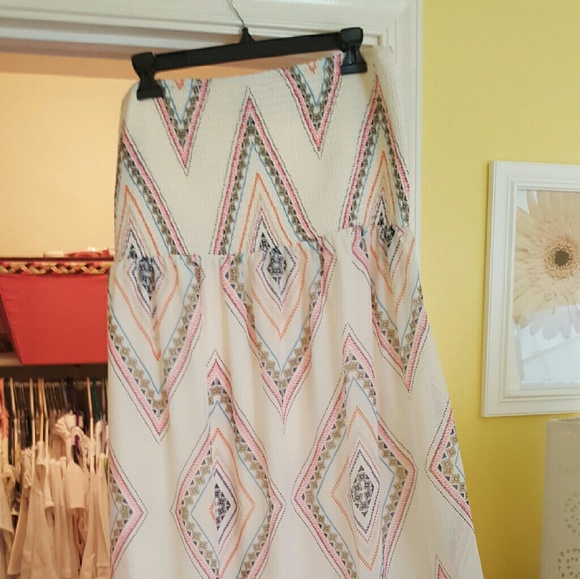 Strapless Chiffon Maxi X-large Tall