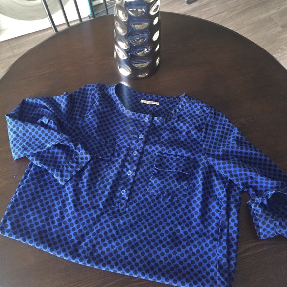 Gap polka Dot Long Sleeve Dress