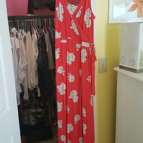 Old Navy Jersey Cross Front Sleeveless Maxi XLT