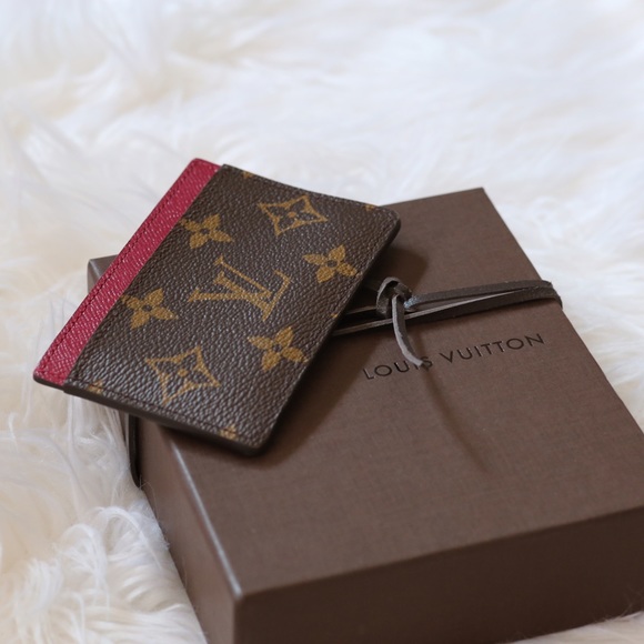 Louis Vuitton Fucshia Monogram Card Holder