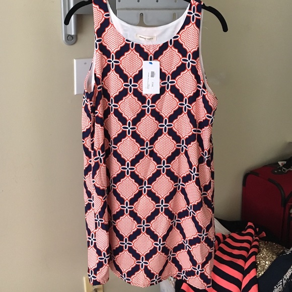 NWT Orange and Navy Dress!