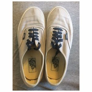 Very lightly worn grey vans