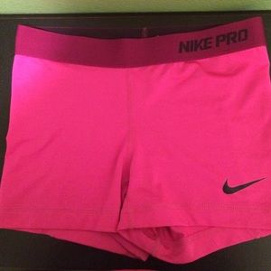 Pink nike pros