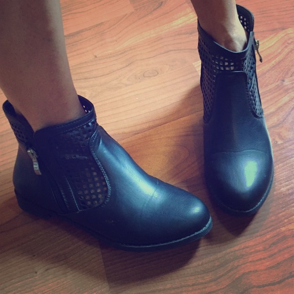 Black ankle boot