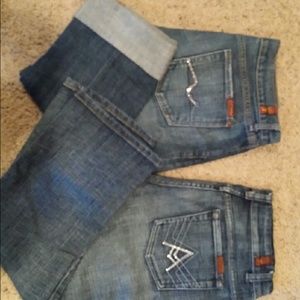 7 for all mankind capris