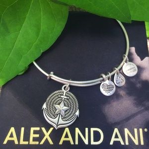 Alex and Ani Anchor Charm Bangle