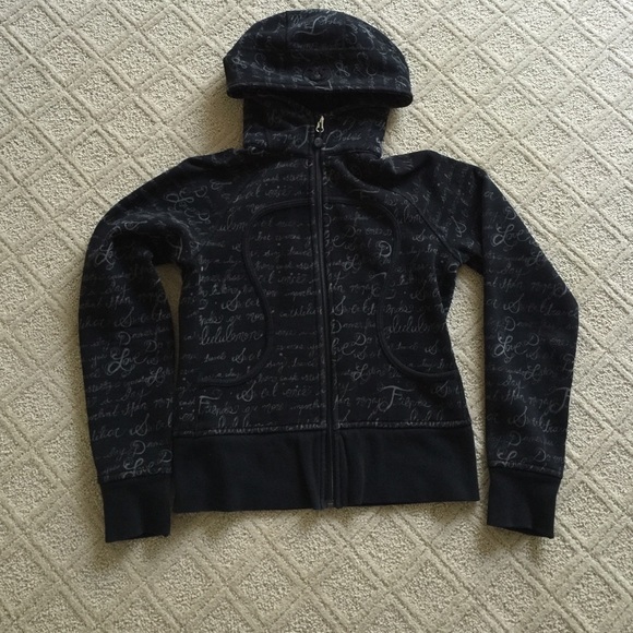 "Cursive" Scuba Hoodie