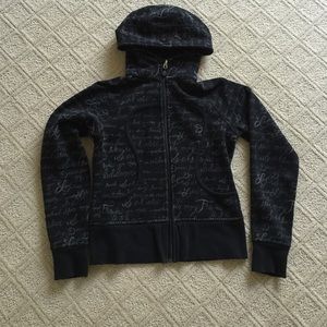 "Cursive" Scuba Hoodie