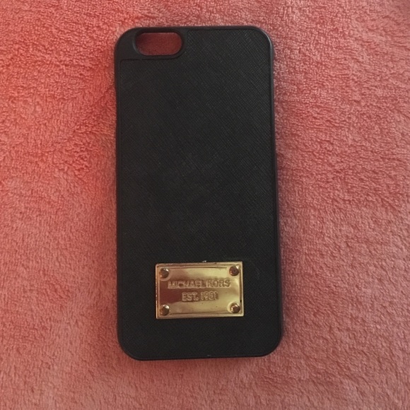 Black michael kors iphone 6 case