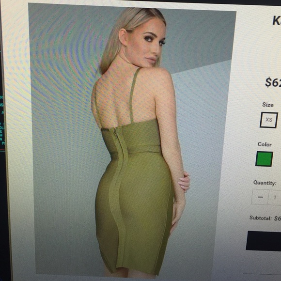 ❌SOLD ON MERC❌Bandage Dress in Blue - Picture 2 of 4