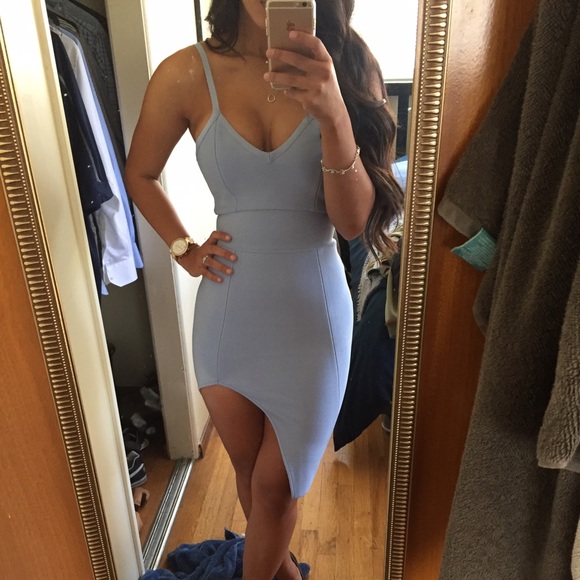 ❌SOLD ON MERC❌Bandage Dress in Blue - Picture 3 of 4