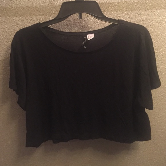 Black Crop Top