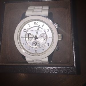 White Michael Kors watch