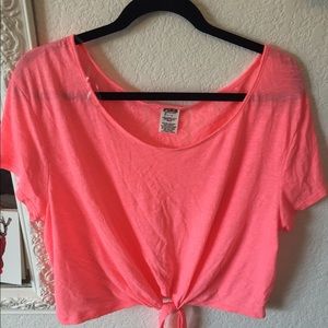 PINK lace top top