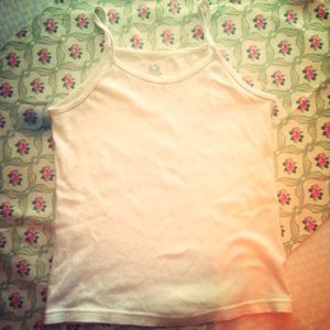 A white tank top