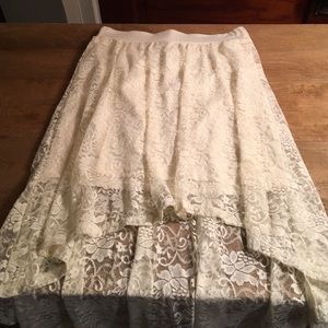Charlotte Russe Lace Skirt