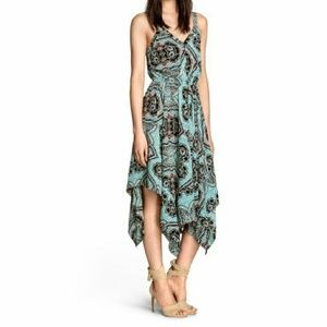 H&M Assymetrical hem midi dress