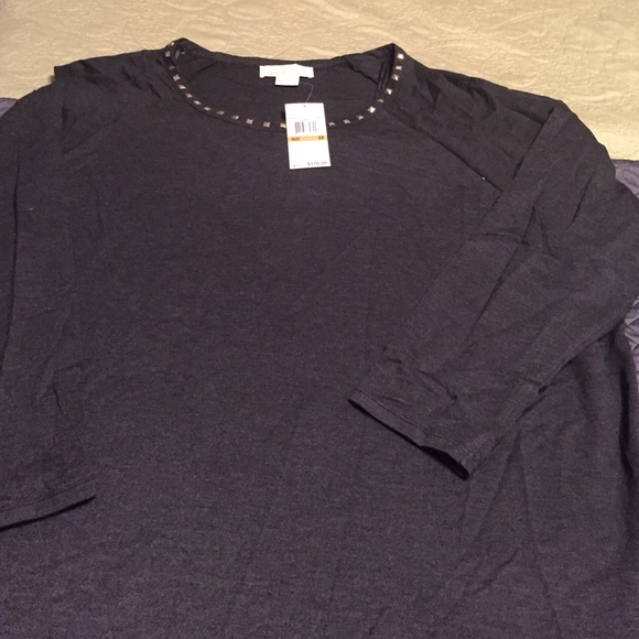 👀 Michael Kors studded collar tee 👀