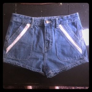 NWT Free People high-waisted jean shorts